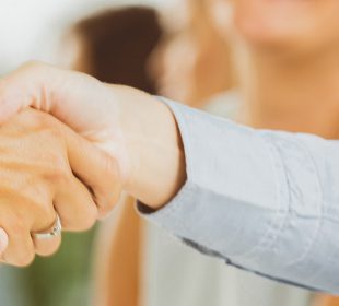 Handshake at Job Fair