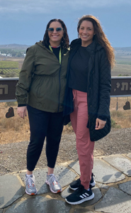 Lauren Ades and Emily Taylor, IWP Israel trip